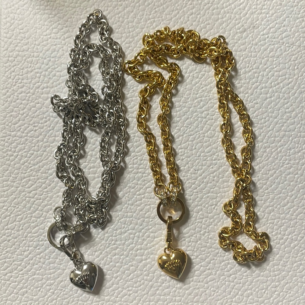 Juicy Couture Long Heart Necklace